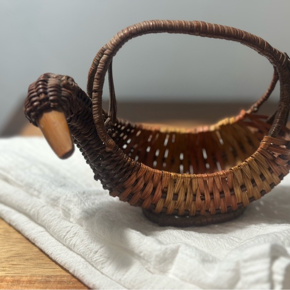 Vintage Woven Duck Basket - Home Accents - Picture 3 of 7